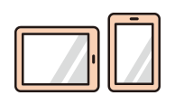 iPad、タブレット、 スマートフォン
